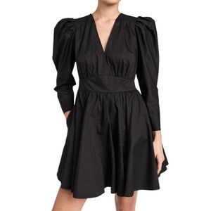 XIRENA ophelia dress in black Sz S